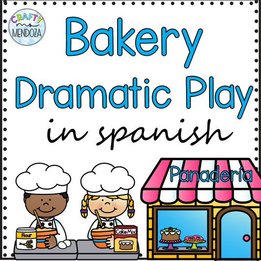 Bakery Dramatic Play In Spanish - Panaderia Centro De Juego Dramatico