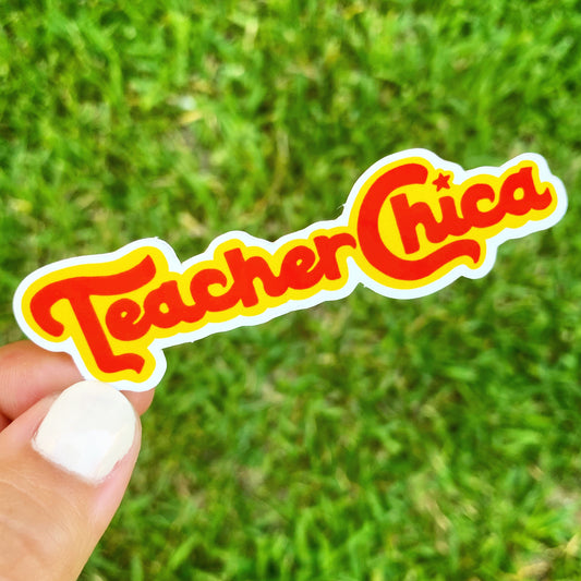 Teacher Chica Sticker