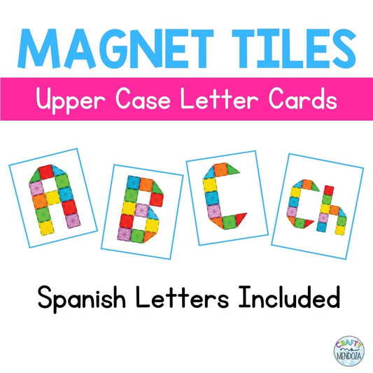 Magnet Tile ABC Cards