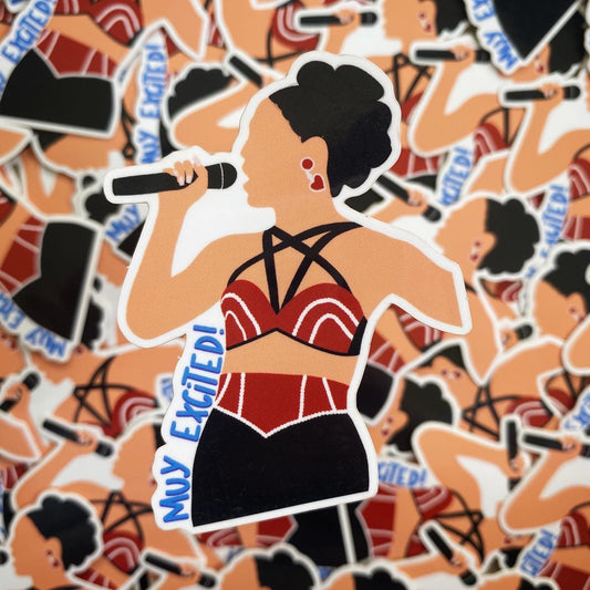 Selena "Muy Excited" Sticker