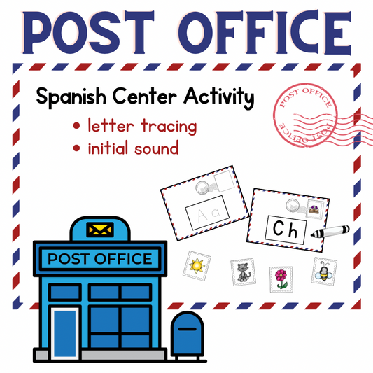 Post Office Center Activity in Spanish